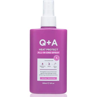 Q+A Spray Ochronne na Ciepło Wszystko-w-1 - Spray do włosów Q+A Spray Ochronne na Ciepło Wszystko-w-1 - Spray do włosów