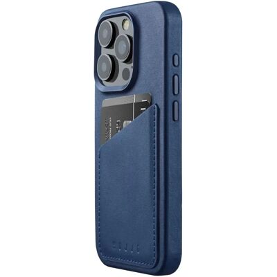 Mujjo Monaco Blue Nahkainen Lompakkokotelo iPhone 15 Pro Mujjo Monaco Blue Nahkainen Lompakkokotelo iPhone 15 Pro