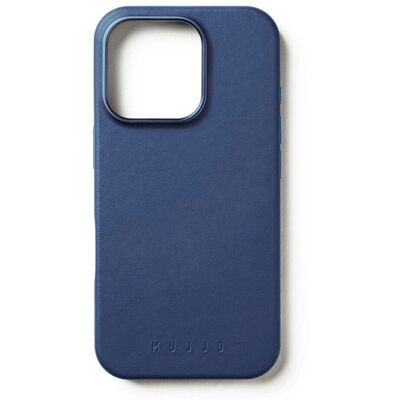 Mujjo Lædercover - iPhone 16 Pro Monaco Blue - Holdbart & MagSafe Mujjo Lædercover - iPhone 16 Pro Monaco Blue - Holdbart & MagSafe