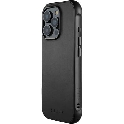 Mujjo Iphone 16 Pro Schutz-Hülle - Schwarz Mujjo Iphone 16 Pro Schutz-Hülle - Schwarz