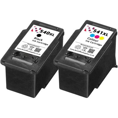 Canon Refilled Ink Pg-540 XL + Cl-541 XL Cartridges - Printer Ink Canon Refilled Ink Pg-540 XL + Cl-541 XL Cartridges - Printer Ink