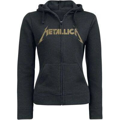 Metallica Hetfield Iron Cross Guitar Sweatshirt - S-XXL - Female - Schwarz Metallica Hetfield Iron Cross Guitar Sweatshirt - S-XXL - Female - Schwarz