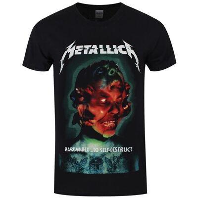 T-Shirt Unisexe Metallica - Couverture de l'Album Hardwired - Publicité T-Shirt Unisexe Metallica - Couverture de l'Album Hardwired - Publicité