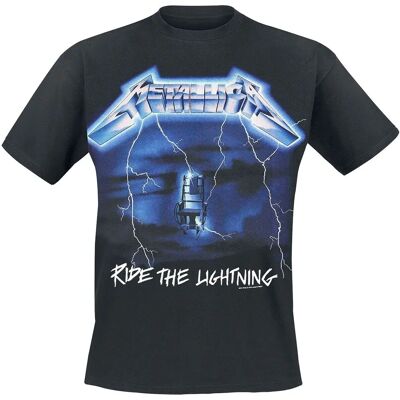 T-Shirt Metallica Ride The Lightning Noir XXL - Unisexe - Heavy Metal - Publicité T-Shirt Metallica Ride The Lightning Noir XXL - Unisexe - Heavy Metal - Publicité