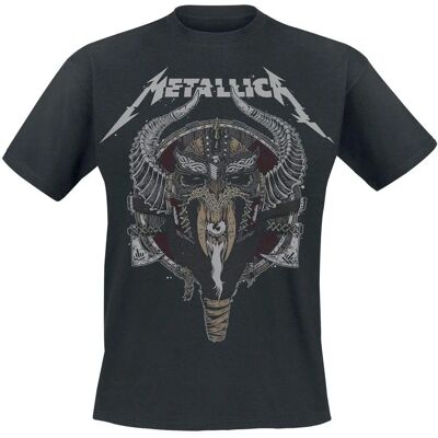 Metallica X-Large Viking Svart T-Shirt - T-Shirt Metallica X-Large Viking Svart T-Shirt - T-Shirt