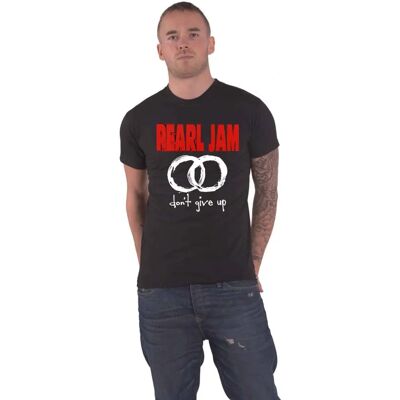 Pearl Jam Ge Upp Svart Stor - T-shirt Pearl Jam Ge Upp Svart Stor - T-shirt