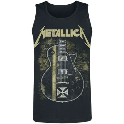 Metallica Hetfield Iron Cross Guitar T-Paita - Unisex Heavy Metal Metallica Hetfield Iron Cross Guitar T-Paita - Unisex Heavy Metal
