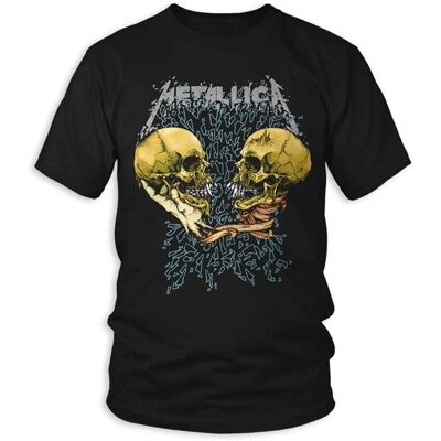 Metallica Unisex Baumwoll T-Shirt 2XL - Sad But True Heavy Metal Metallica Unisex Baumwoll T-Shirt 2XL - Sad But True Heavy Metal