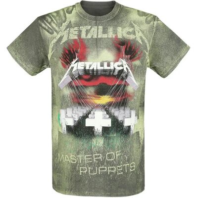 Metallica Master Of Puppets T-Shirt S Gris - Tout Metallica - Publicité Metallica Master Of Puppets T-Shirt S Gris - Tout Metallica - Publicité