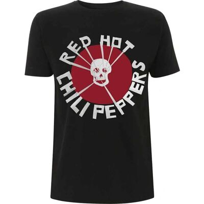 Svart Flea Skull T-shirt av Red Hot Chili Peppers - Rockband Svart Flea Skull T-shirt av Red Hot Chili Peppers - Rockband