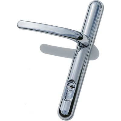 Lock Lock - Upvc Lever Door Handle - 211mm - 248mm - Chrome Lock Lock - Upvc Lever Door Handle - 211mm - 248mm - Chrome