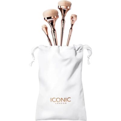 ICONIC London HD Blend Base Set - Conjunto de brochas de maquillaje ICONIC London HD Blend Base Set - Conjunto de brochas de maquillaje