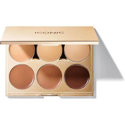 ICONIC London Multi-Use Sculpting Palette - Face, 6x2g ICONIC London Multi-Use Sculpting Palette - Face, 6x2g