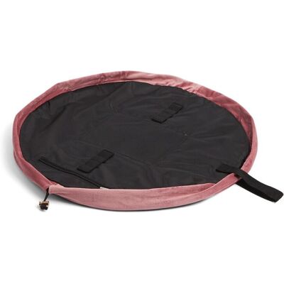 The Flat Lay Co. Pink Velvet Makeup Bag - Trousse de maquillage - Publicité The Flat Lay Co. Pink Velvet Makeup Bag - Trousse de maquillage - Publicité