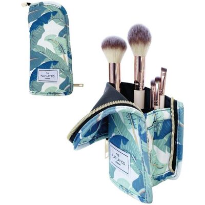The Flat Lay Co - Tropical Brush Case - Make-up Case The Flat Lay Co - Tropical Brush Case - Make-up Case