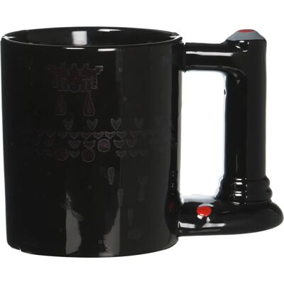 Taza Arcade Retro Thumbs Up - Cerámica, Negro, 600ml Taza Arcade Retro Thumbs Up - Cerámica, Negro, 600ml