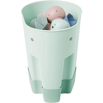 Shnuggle Ellie Bath Toy Storage Scoop Baby & Toddler Bath Toy Drying Caddy with Drip Tr Shnuggle Ellie Bath Toy Storage Scoop Baby & Toddler Bath Toy Drying Caddy with Drip Tr