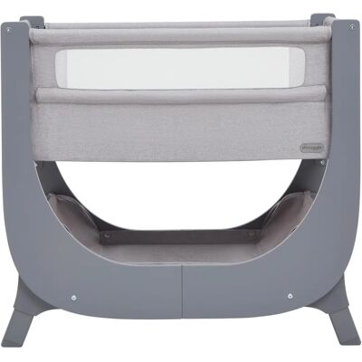 Shnuggle Air Lite Bedside Crib - Grey - Baby Bed - Sleep Safe Shnuggle Air Lite Bedside Crib - Grey - Baby Bed - Sleep Safe