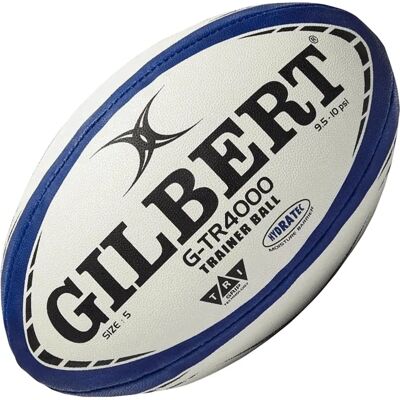 Gilbert - G-TR4000 - Bleu - Taille 4 - Balle d'entraînement - Publicité Gilbert - G-TR4000 - Bleu - Taille 4 - Balle d'entraînement - Publicité