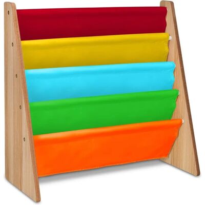 LIVIVO Wooden Multi-tier Kids Book Storage Rack - Childrens Bookcase Shelves LIVIVO Wooden Multi-tier Kids Book Storage Rack - Childrens Bookcase Shelves