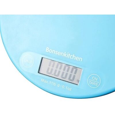 Kabalo 5kg Blue Oval Hanging Digital Kitchen Scales - Kitchen Scales Kabalo 5kg Blue Oval Hanging Digital Kitchen Scales - Kitchen Scales