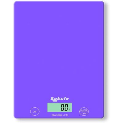 Kabalo 5kg Purple Digital LCD Kitchen Scales - Food Prep Kabalo 5kg Purple Digital LCD Kitchen Scales - Food Prep