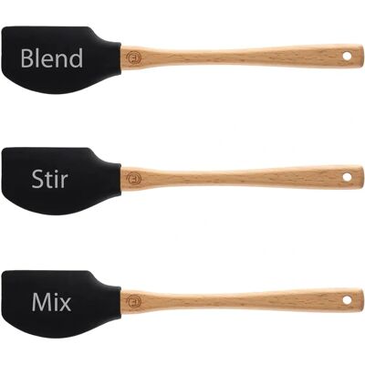 MasterChef Hitzebeständiges Silikon Spatelset - Küchenutensilien MasterChef Hitzebeständiges Silikon Spatelset - Küchenutensilien