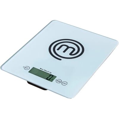 Balance de Cuisine Numérique MasterChef - Jusqu'à 5kg - Tare & Verre Trempé Balance de Cuisine Numérique MasterChef - Jusqu'à 5kg - Tare & Verre Trempé