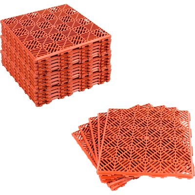KCT - Red Brick Garden Path and Patio Decking - Decking KCT - Red Brick Garden Path and Patio Decking - Decking