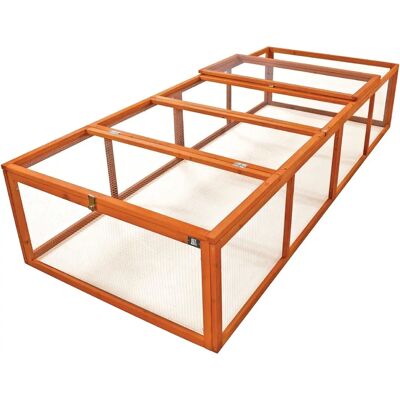 KCT - 8ft Outdoor Wooden Pet Rabbit Run - 8ft - Outdoor - Pet Run KCT - 8ft Outdoor Wooden Pet Rabbit Run - 8ft - Outdoor - Pet Run