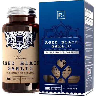 Focus Brand Black Garlic 10,000mg Capsules - Heart & Immune Support Focus Brand Black Garlic 10,000mg Capsules - Heart & Immune Support