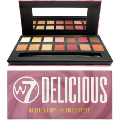 W7 Delicious Natural Berry Eye Colour Palette - Eye Shadow Palette W7 Delicious Natural Berry Eye Colour Palette - Eye Shadow Palette