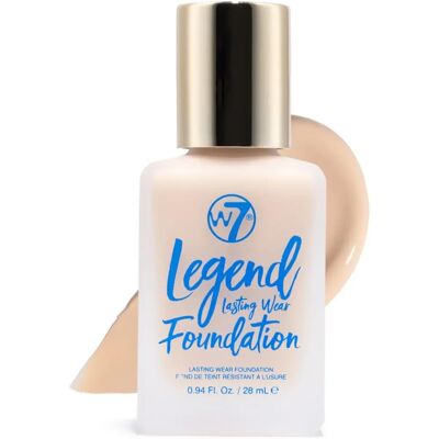W7 Legend Lasting Wear Foundation - Sand Beige - Natural, luminous finish W7 Legend Lasting Wear Foundation - Sand Beige - Natural, luminous finish
