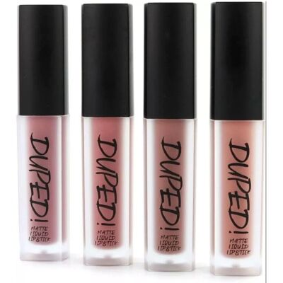 W7 - Duped Matte Liquid Lipstick Set - Ωραία nude - Σετ μακιγιάζ W7 - Duped Matte Liquid Lipstick Set - Ωραία nude - Σετ μακιγιάζ