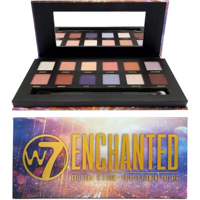W7 Enchanted Lidschattenpalette - 12 Farben für kreatives Make-up W7 Enchanted Lidschattenpalette - 12 Farben für kreatives Make-up