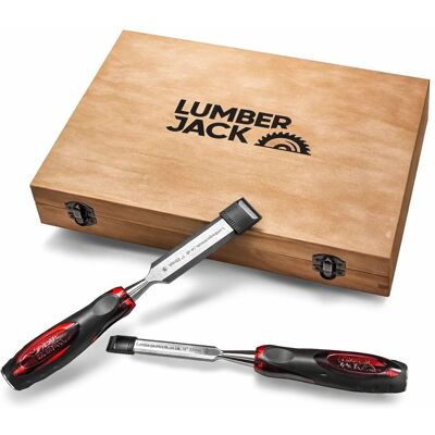 Lumberjack - 8pc Bevel Edge - High Carbon Steel - Chisel Set Lumberjack - 8pc Bevel Edge - High Carbon Steel - Chisel Set