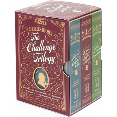 Professor Puzzle Sherlock Holmes Challenge Trilogy Mystery Game - Ages 8+ Professor Puzzle Sherlock Holmes Challenge Trilogy Mystery Game - Ages 8+
