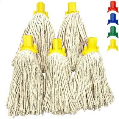 The Dustpan & Brush Store - Cotton Mop Head 5x - Multi Fit - Mop Head The Dustpan & Brush Store - Cotton Mop Head 5x - Multi Fit - Mop Head