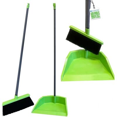 The Dustpan & Brush Store - Long Handled Dustpan Set - Soft Indoor Broom - Dustpan and Brush Set The Dustpan & Brush Store - Long Handled Dustpan Set - Soft Indoor Broom - Dustpan and Brush Set