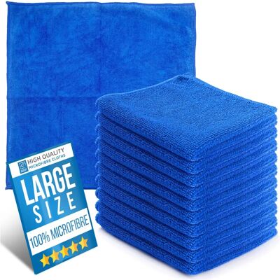 The Dustpan & Brush Store - Microfibre Cloths 40x40 - 40x40 - Cleaning Cloths The Dustpan & Brush Store - Microfibre Cloths 40x40 - 40x40 - Cleaning Cloths