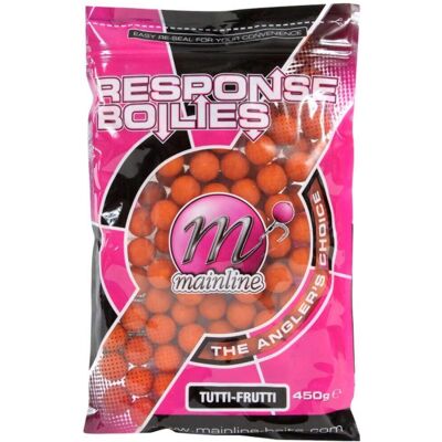 Mainline Response Boilies Standard Pack 450g - Tutti Frutti 15mm Mainline Response Boilies Standard Pack 450g - Tutti Frutti 15mm