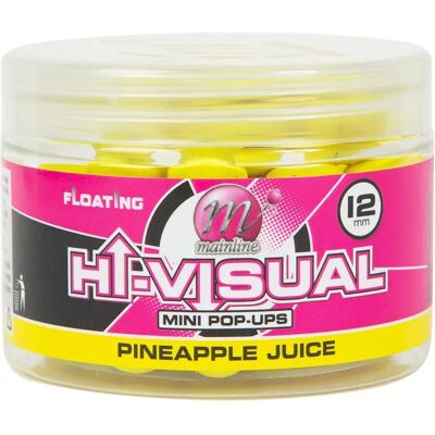 Mainline Ananas Šťáva Mini Pop-Ups Vysoce Vizualní - 12mm - Návnada na ryby Mainline Ananas Šťáva Mini Pop-Ups Vysoce Vizualní - 12mm - Návnada na ryby