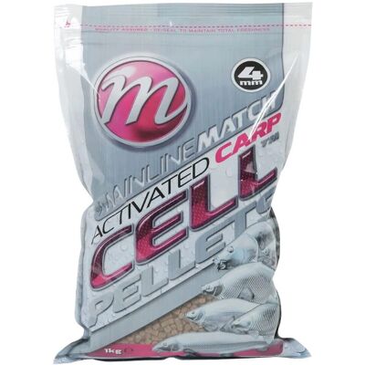 Mainline Match Activate Carp Cell Pellets - 1kg 4mm - Fishing Bait Mainline Match Activate Carp Cell Pellets - 1kg 4mm - Fishing Bait