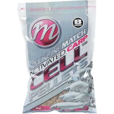 Mainline Activated Carp Pellets - 1kg/8mn Mainline Activated Carp Pellets - 1kg/8mn