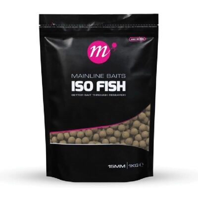 Mainline ISO Fish 1KG 15mm Trvanlivé Boilie - Potrava pro Ryby Mainline ISO Fish 1KG 15mm Trvanlivé Boilie - Potrava pro Ryby
