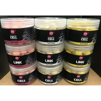 Mainline ISO Fish Fluoro Wafters - 15mm - Bílá - Rybářské nástrahy Mainline ISO Fish Fluoro Wafters - 15mm - Bílá - Rybářské nástrahy