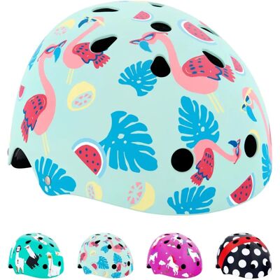 Casque Enfant Hornit Flamingo - Léger, Réglable, Conforme à la Sécurité - Publicité Casque Enfant Hornit Flamingo - Léger, Réglable, Conforme à la Sécurité - Publicité