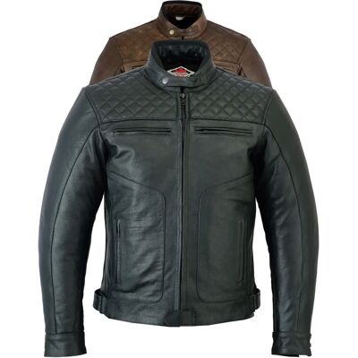 Texpeed - 5XL Veste en cuir - Armure CE - Veste moto - Publicité Texpeed - 5XL Veste en cuir - Armure CE - Veste moto - Publicité