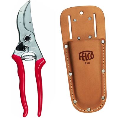 Felco - Model 4 - Red - Leather Holster - Pruning Shears Felco - Model 4 - Red - Leather Holster - Pruning Shears