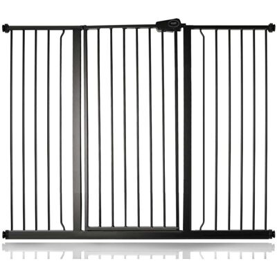 Safetots - Extra Tall Pressure Fit Gate - Matt Black - 133.2-140.8cm Safetots - Extra Tall Pressure Fit Gate - Matt Black - 133.2-140.8cm